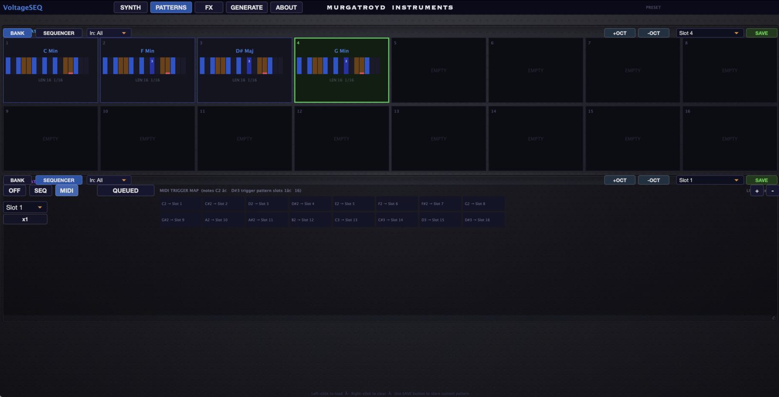 Pattern sequencer