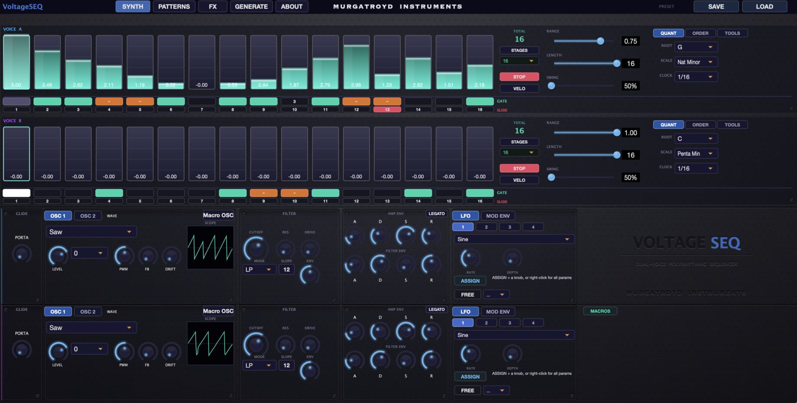 VoltageSEQ main sequencer